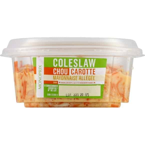 Monoprix Coleslaw Chou Carotte La Barquette De 300 G