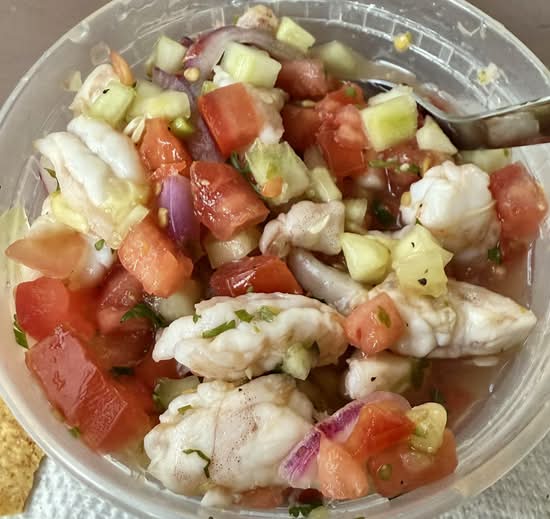 Raw Shrimp Ceviche