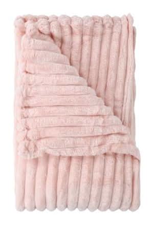 Channel Throw 50inx60in Pink