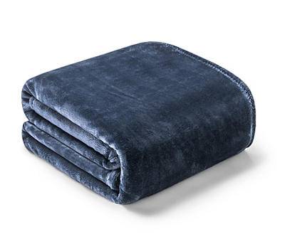 Broyhill Plush Blanket (twin/navy)