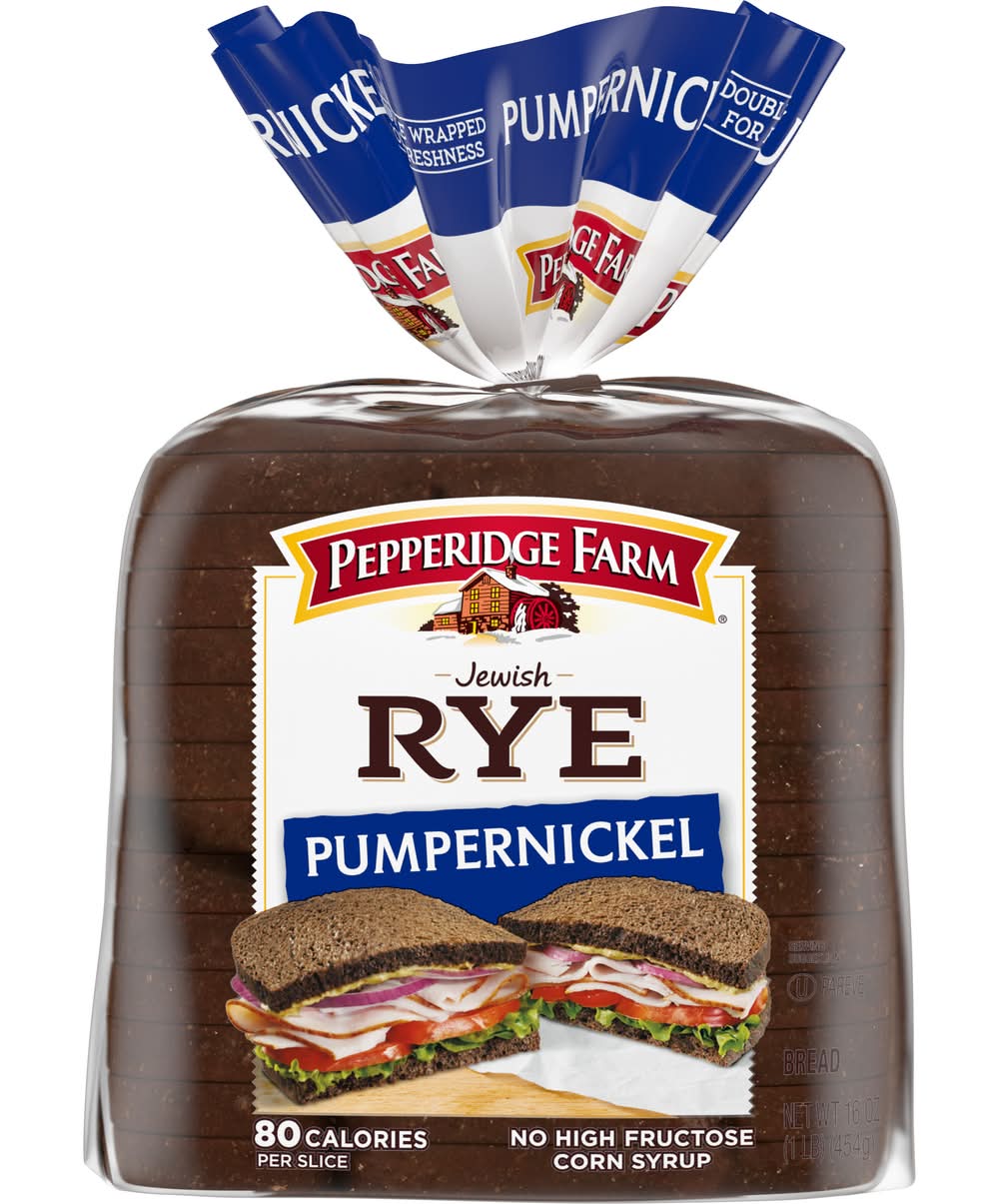 Pepperidge Farm Jewish Rye Pumpernickel Bread (16 oz)