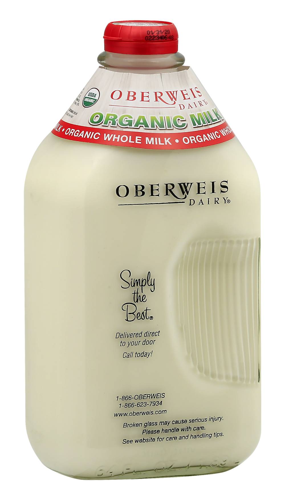 Oberweis Dairy Organic Whole Milk (64 fl oz)