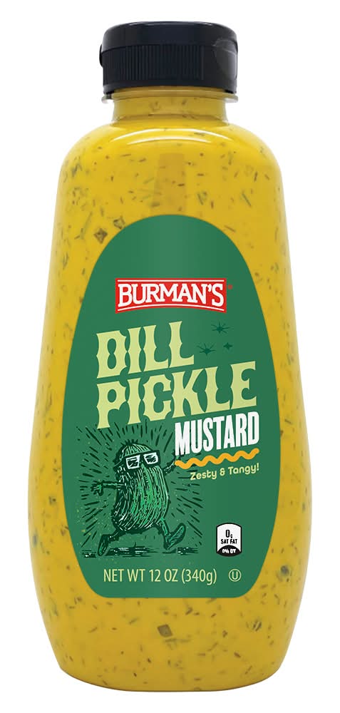Burman's Dill Pickle Mustard (12 oz)