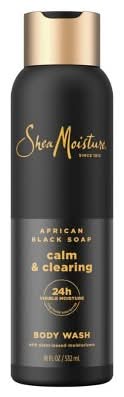 SheaMoisture African Black Soap Calm and Clearing Body Wash (18 fl oz)