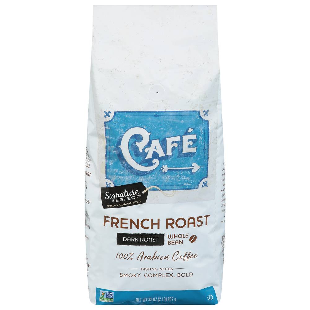 Signature Select French Dark Roast Whole Bean Arabica Coffee (2 lbs)