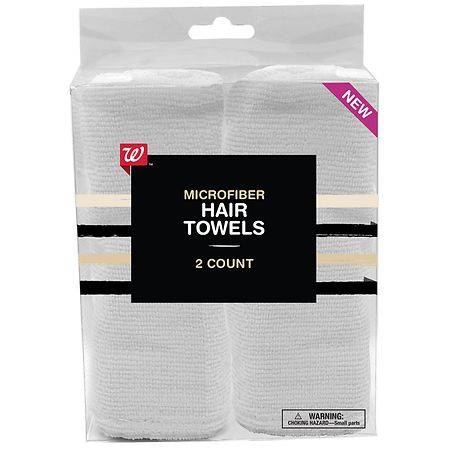 Walgreens Microfiber Hair Towels (2ct)