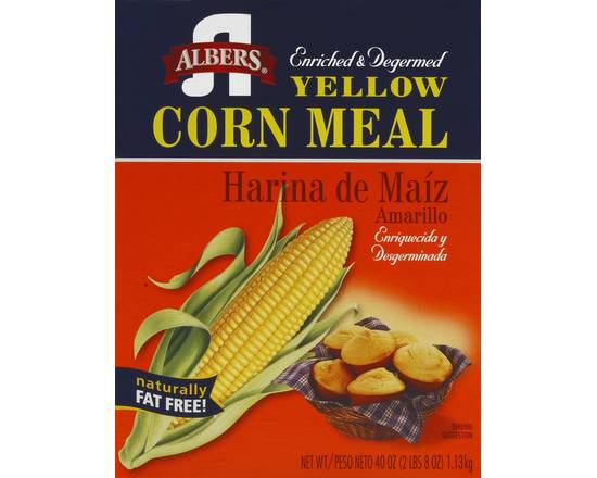 Albers · Enriched & Degermed Yellow Corn Meal (40 oz)