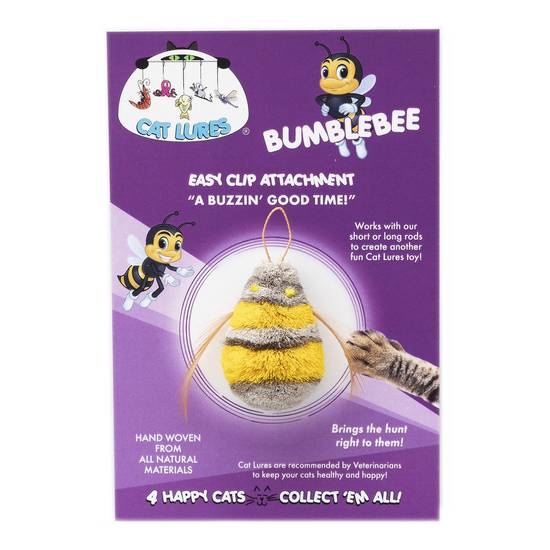 Cat Lures Bumblebee Attachment Cat Toy (Color: Multi Color)