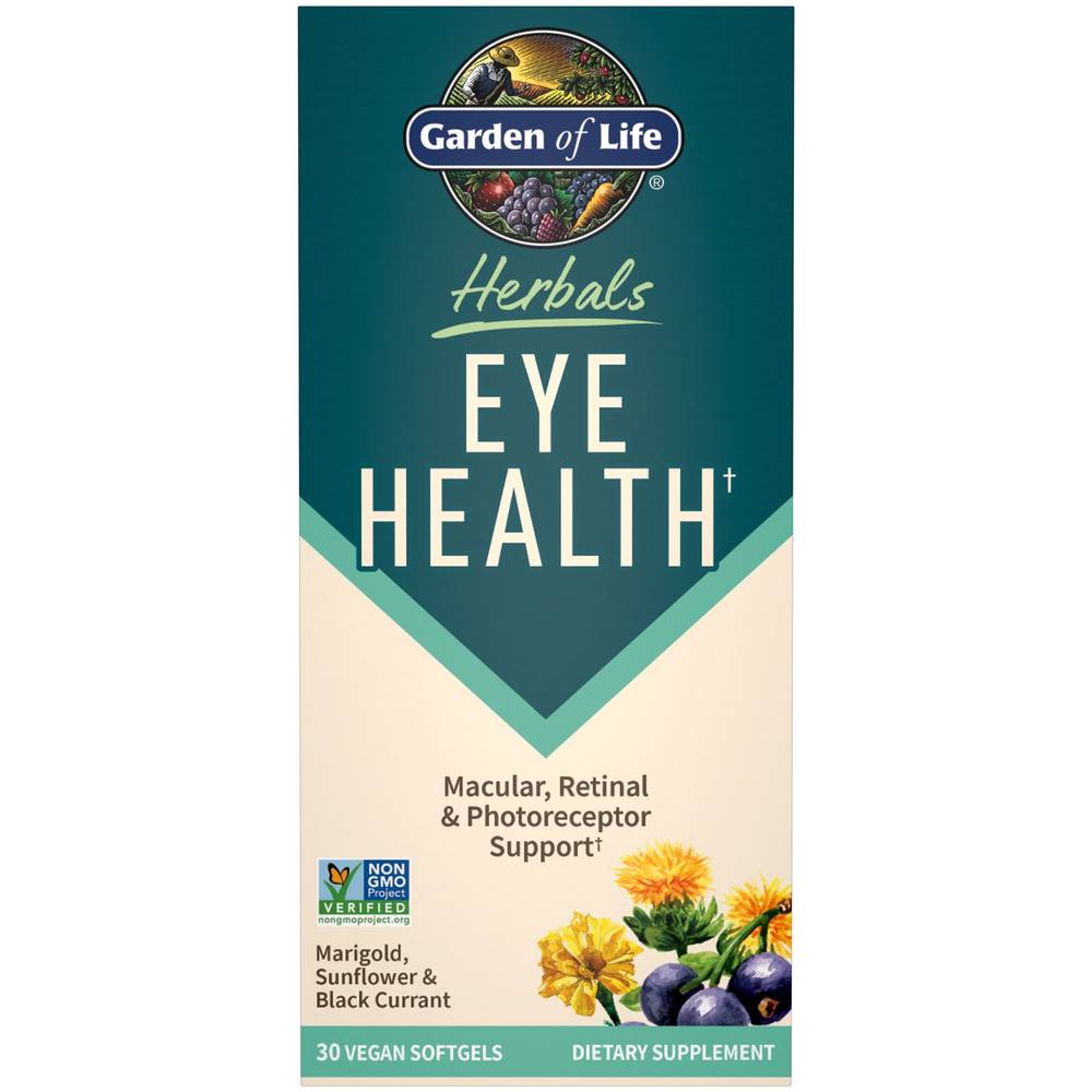 Garden Of Life Herbals Eye Health - Macular Retinal & Photoreceptor Support