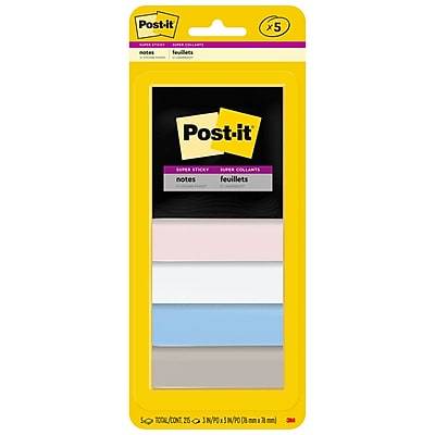 Post-It Super Sticky Notes, 3 in * 3 in (4 ct)