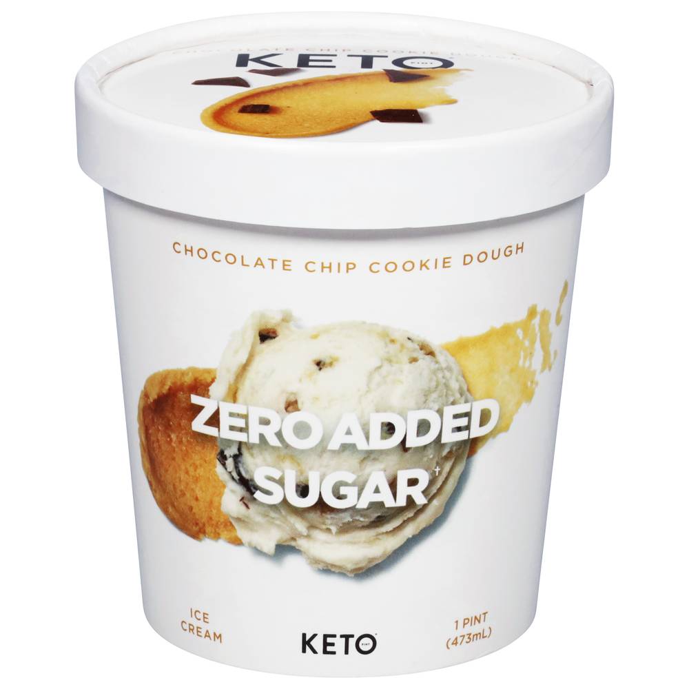 Keto Pint Chocolate Chip Cookie Dough Ice Cream (473 ml)