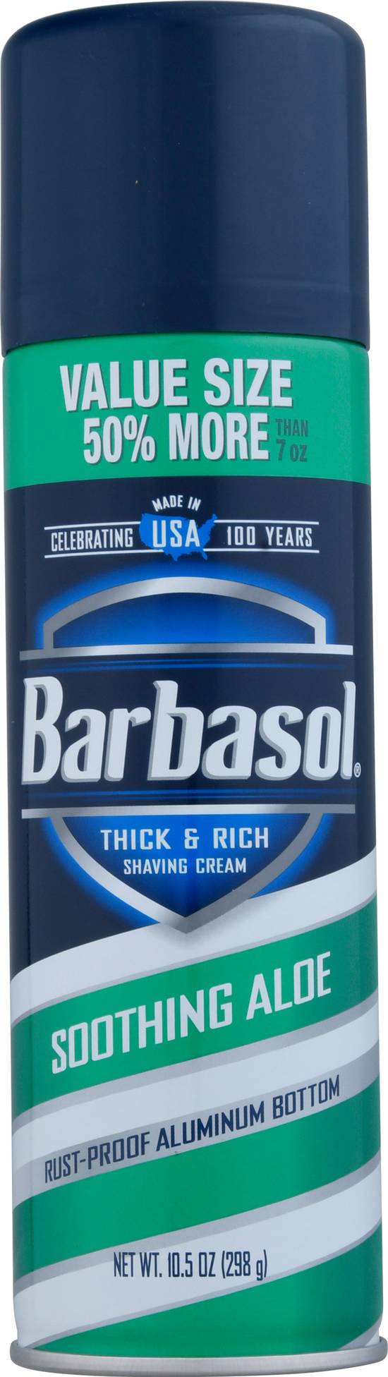 Barbasol Thick & Rich Soothing Aloe Shaving Cream (10.5 oz)