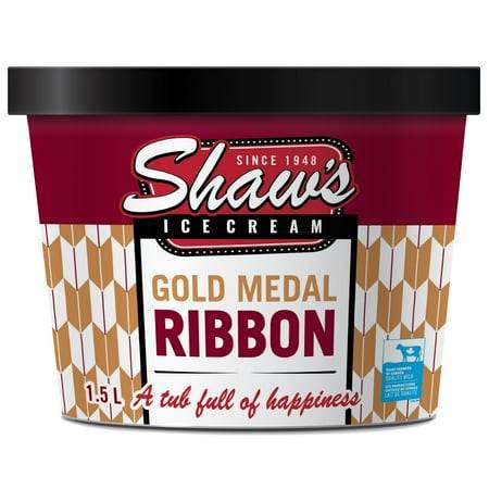 Shaw''S Ice Cream Gold Medal Ribbon Ice Cream