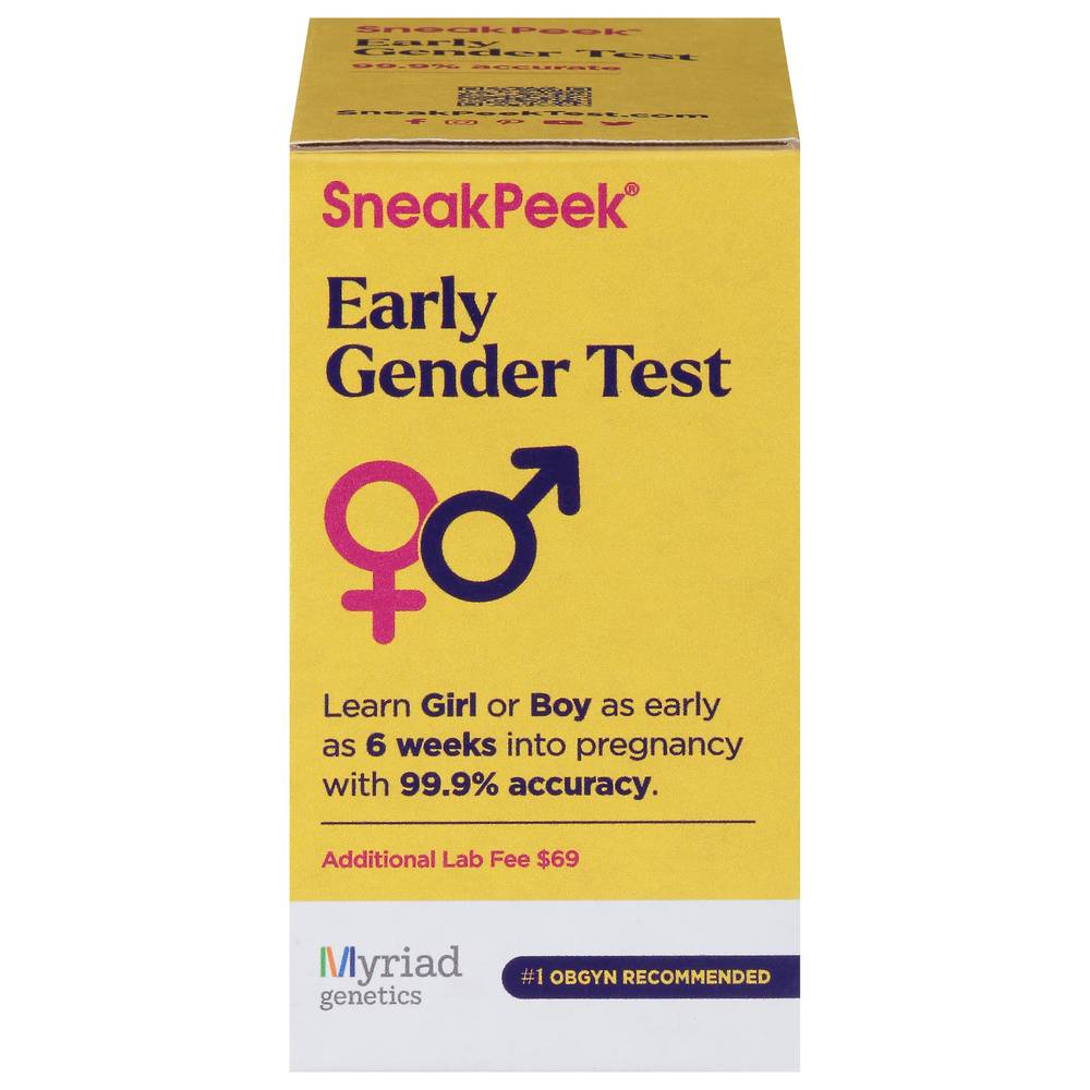 SneakPeek Unisex Early Gender Test