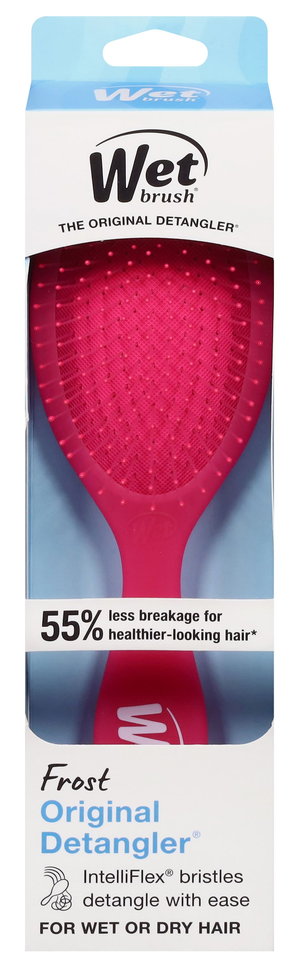 Wet Brush Original Detangling Hair Brush, Frost Pink