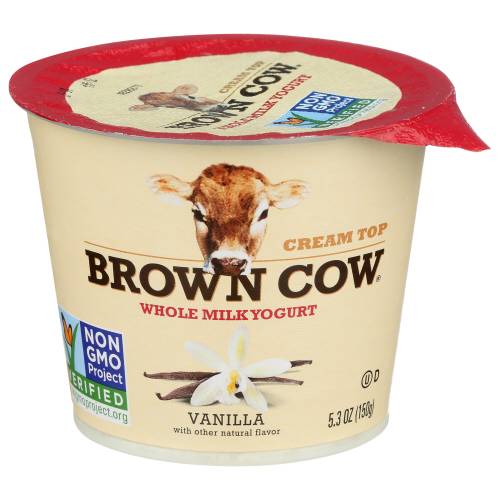Brown Cow Vanilla Cream Top Yogurt