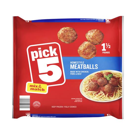 SAL Pick 5 Homestyle Meatballs