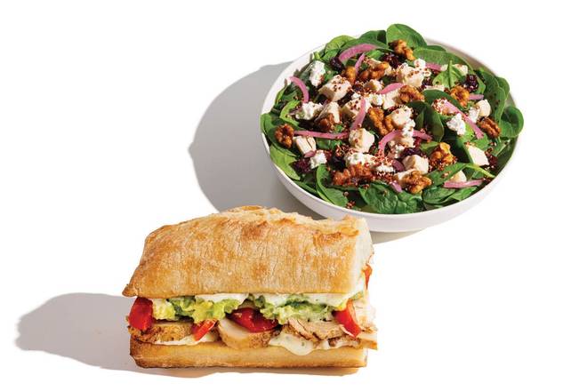 Salad and Sandwich