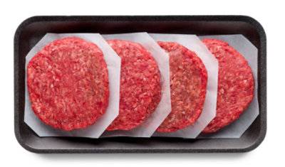 Signature Select 80% Lean 20% Fat Ground Beef Patty Multi Meal Deal - 1.25 Lb