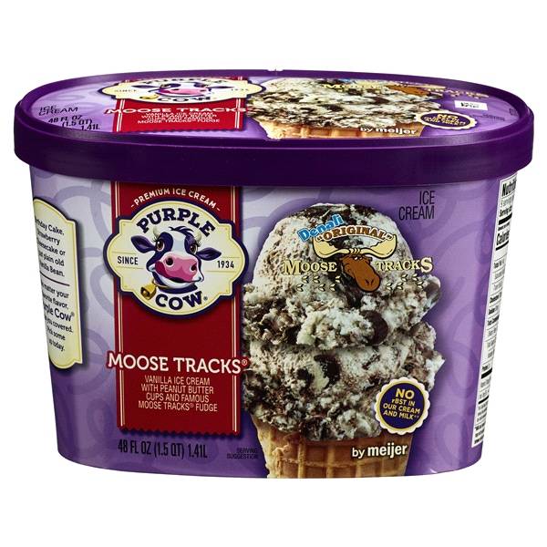 Purple Cow Moose Tracks Ice Cream (1.5 qt)