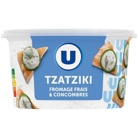 Les Produits U - Tzatziki fromage blanc et concombre