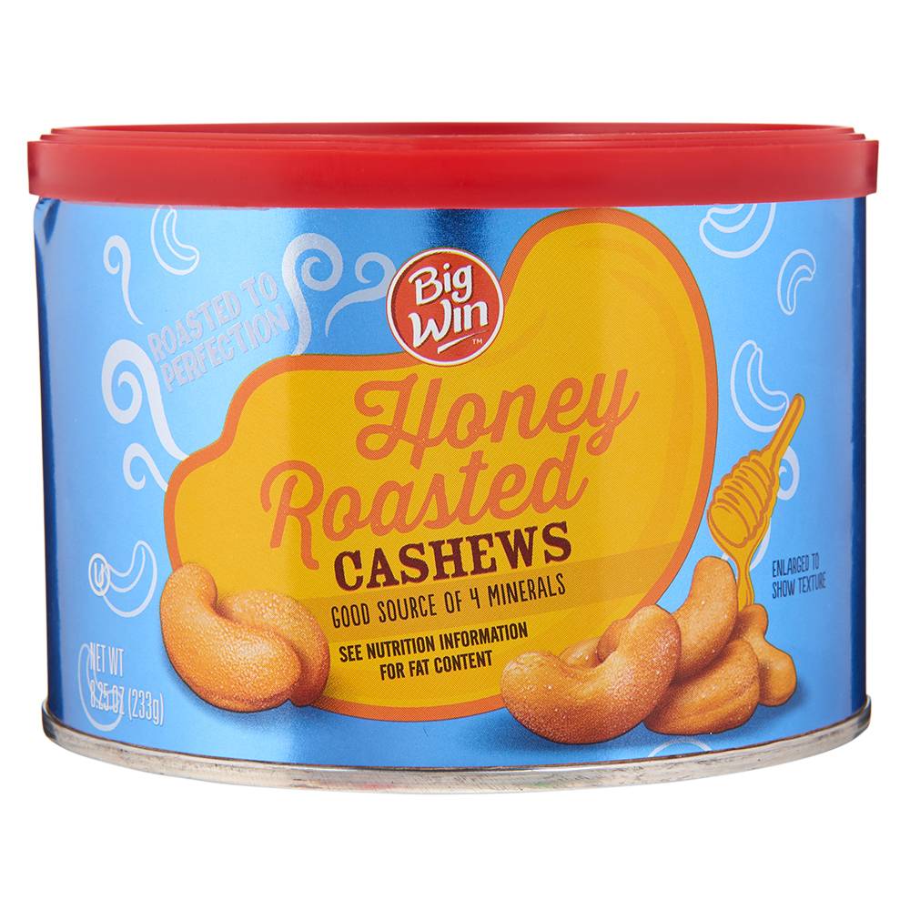 Big Win Whole Cashews Honey Roasted (8.25 oz)