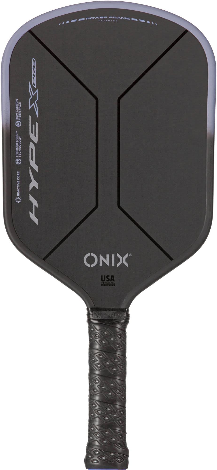 Onix Hype X Pro Raw Carbon 14mm Pickleball Paddle (blue)