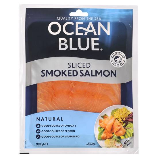 Ocean Blue Sliced Smoked Salmon 180g