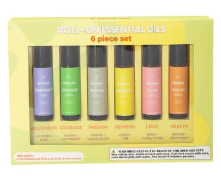 Roll-On Essential Oils 6-Piece