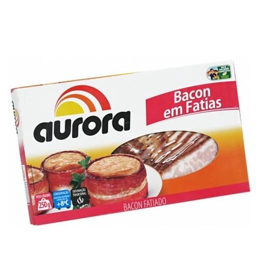 Aurora bacon defumado em fatias (250 g)