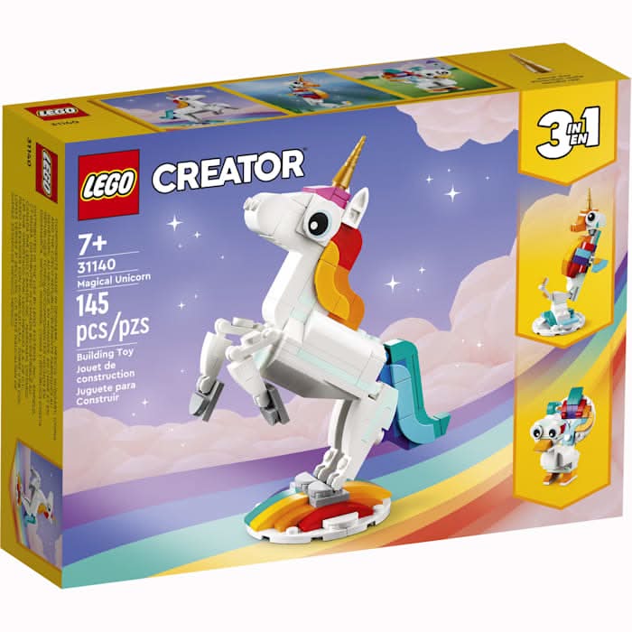 LEGO 3 In 1 Creator Magical Unicorn Building Toy Set