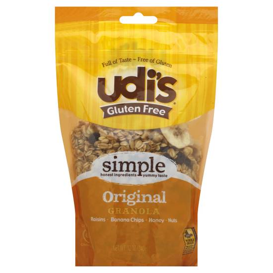 Udi's Gluten Free Simple Original Granola (12 oz)