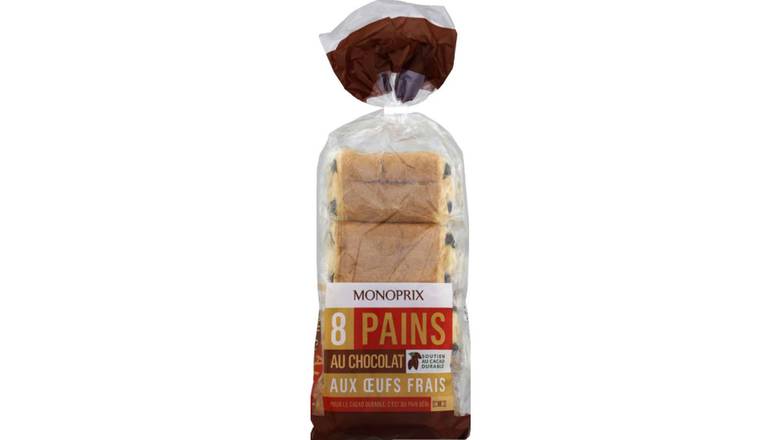 Monoprix Pains au chocolat Le paquet de 8 - 360 g