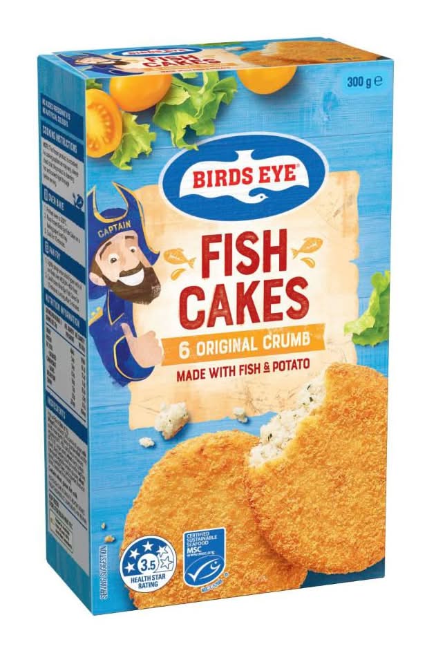 Birds Eye Fish Cakes Original Crumb (300g, 6 pack)