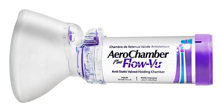 AEROCHAMBER PLUS INF. MASC. MORADO X1UND AEROCHAMBER