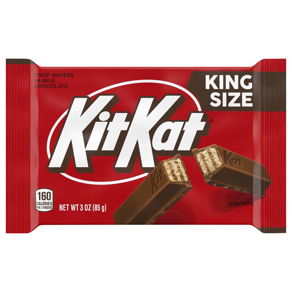 KitKat King Size Crisp Wafers in Milk Chocolate