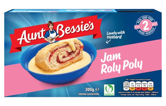 Aunt Bessie's Jam Roly Poly (300g)
