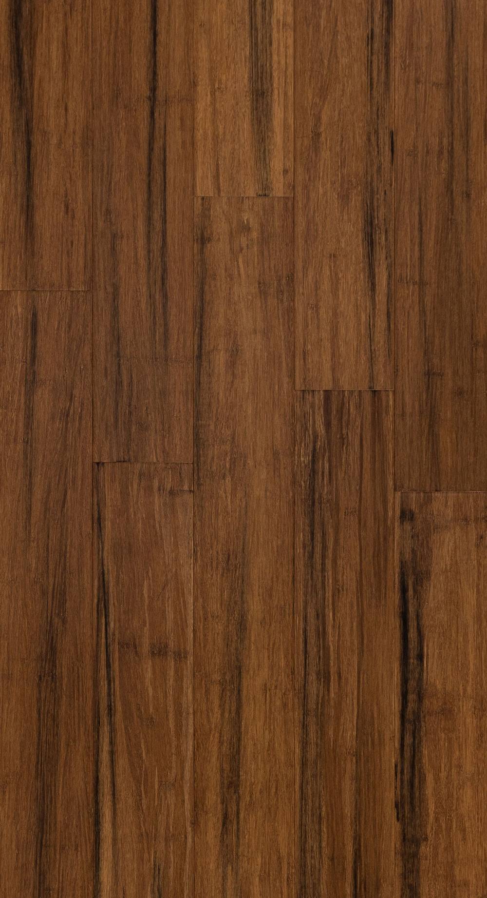 allen + roth Rustic Brown Bamboo 5-1/8-in W x 3/8-in T x 36-in Handscraped Engineered Hardwood Flooring (20.49-sq ft / Carton) | 193103