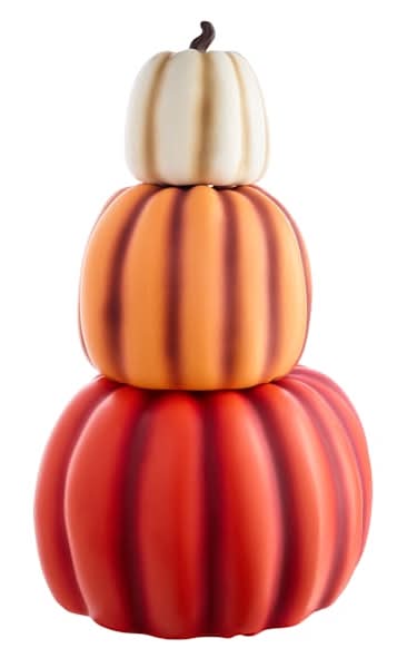 Set of 3 Stacked Pumpkins