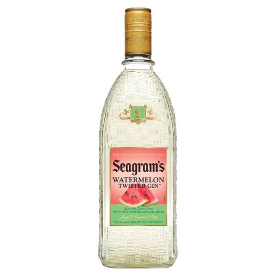 Seagram's Watermelon Twisted Gin (750ml bottle)