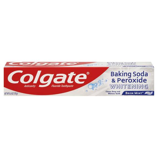 Colgate Baking Soda & Peroxide Whitening Toothpaste (6 oz)