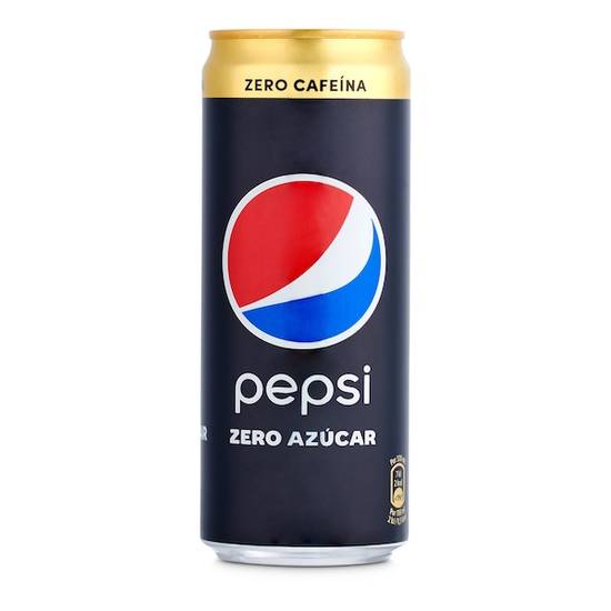 Refresco de cola zero sin cafeína Pepsi lata 33 cl