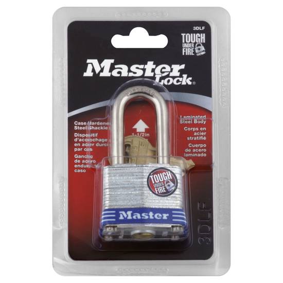 Master Lock Laminated Steel Body 3dlf Lock (1 ct)