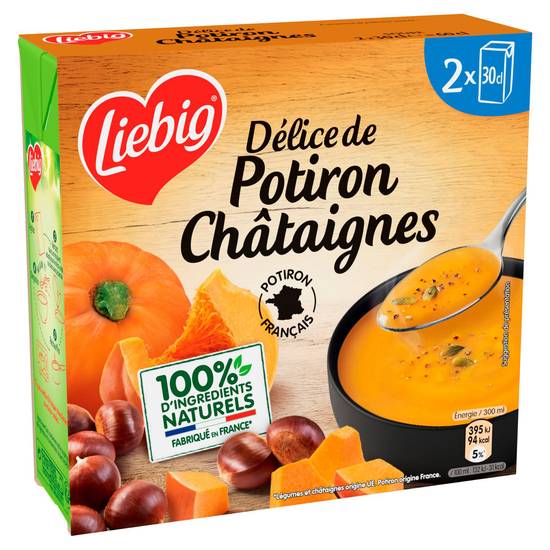 Liebig - Soupe délice de potiron et châtaignes (2 pièces, 600 ml)