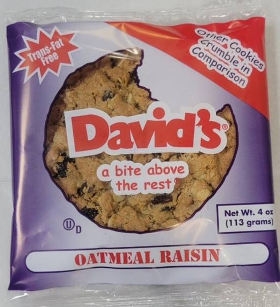 David's Oatmeal Raisin Cookie