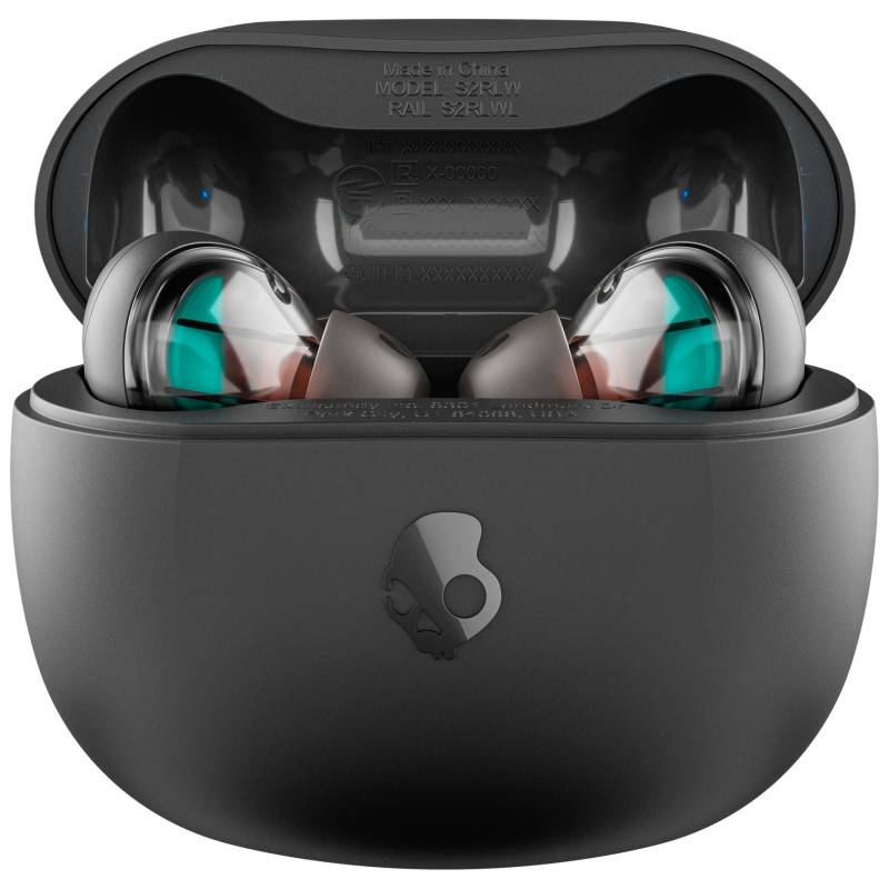 Skullcandy Rail True Wireless Earbuds, Black