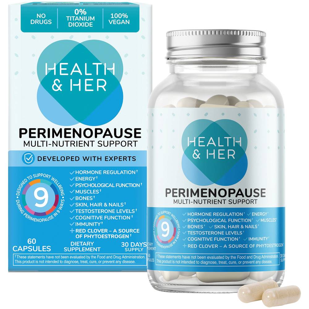 Health and Her Perimenopause Multi-Nutrient Support Capsules (60 ct)