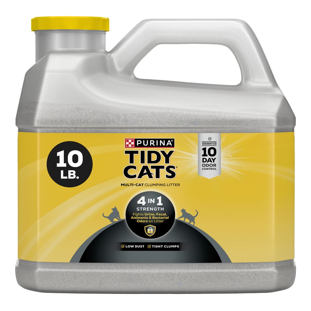 Purina Tidy Cats 4-In-1 Strength Clumping Cat Litter (10 lbs)