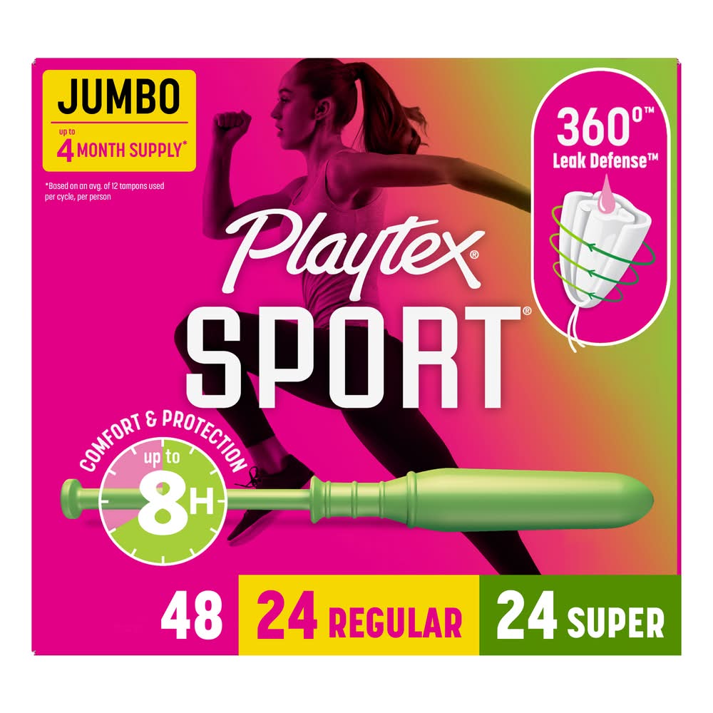 Playtex Sport Tampons (48 ct)