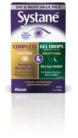 Systane Night & Day Lubricant Eye Drops & Gel (20 ml, 2 ct)